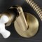 Kingston Brass Wall Mount Clawfoot Tub Faucet with Hand Shower, Antique Brass KS226PXAB - alternate 2